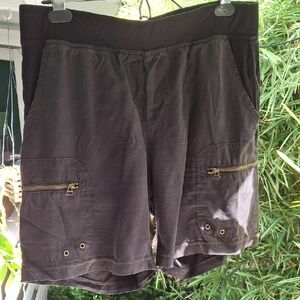 XCVI Women's black  Cargo Shorts
